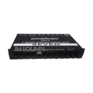 Powerbass 7 band equalizer for car audio