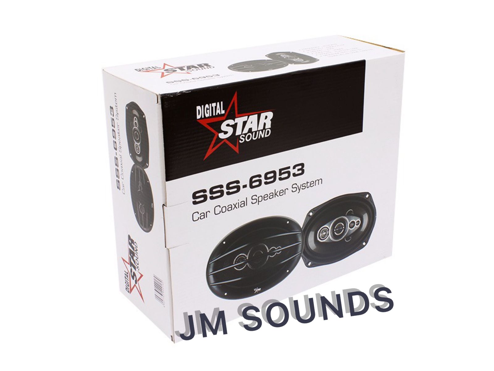 Audiopipe CSL1623AR 6.5" 330W Tri-axial 3-Way Car Speakers – Slim Style (Pair)