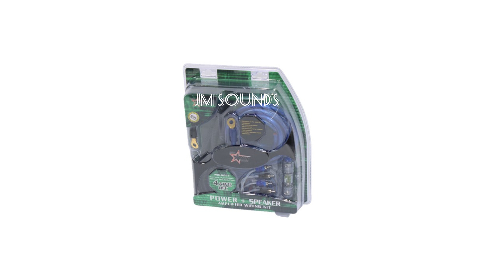STARSOUND 4GAUGE 100% COPPER WIRING KIT