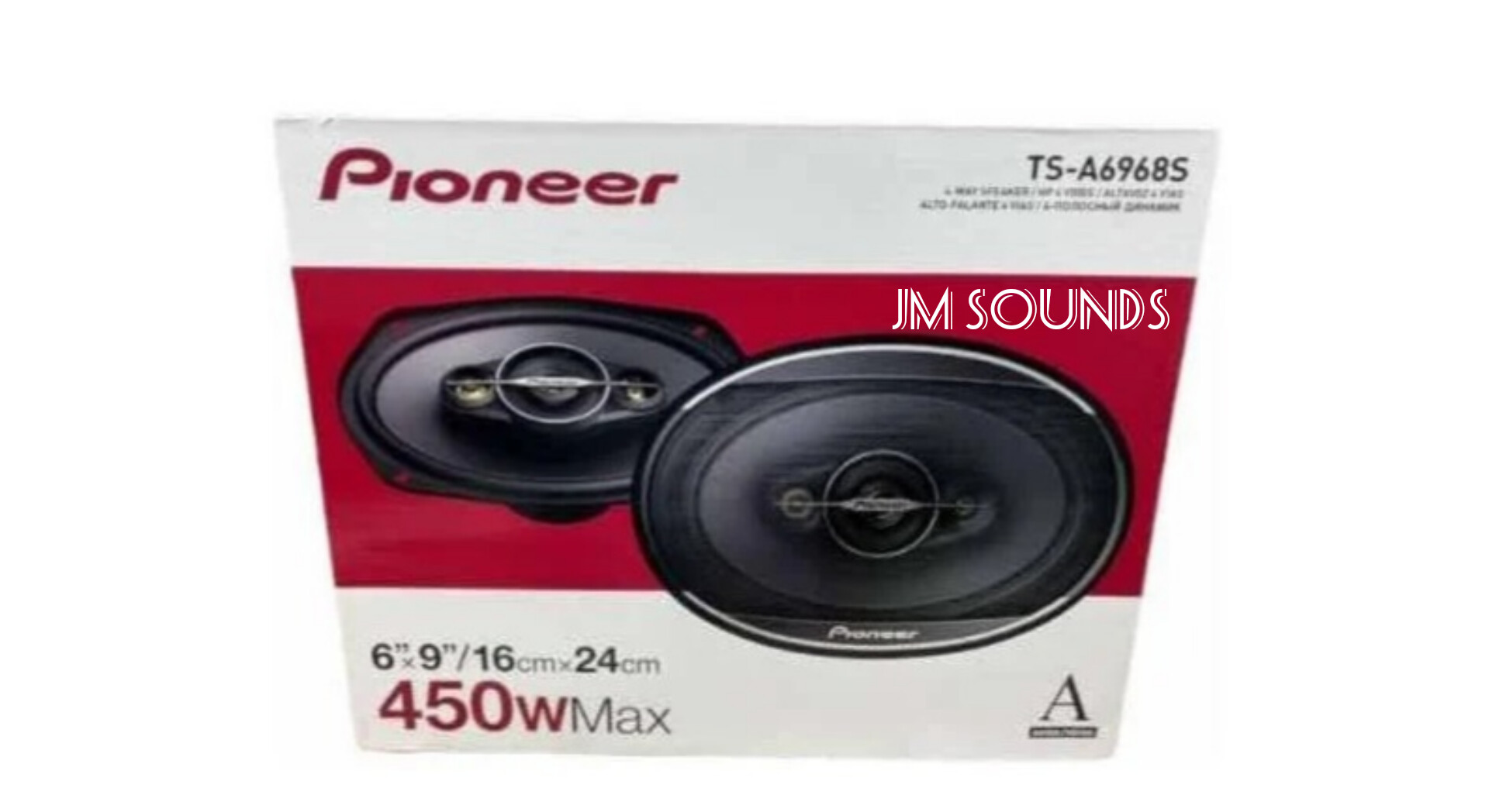 Pioneer TS-A6968S 6x9 450w 4-way speaker